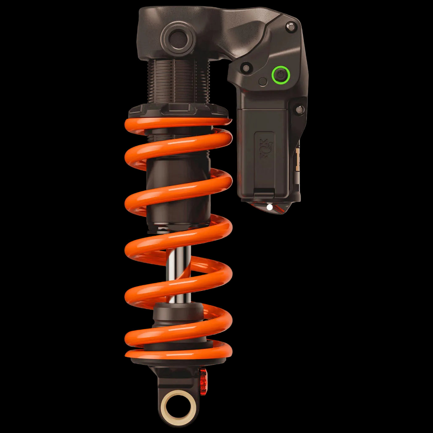FOX DHX Live Valve Neo Factory Rear Shock - Trunnion Metric 205 x 62.5 mm Hard Chromoly Stanchion BLK