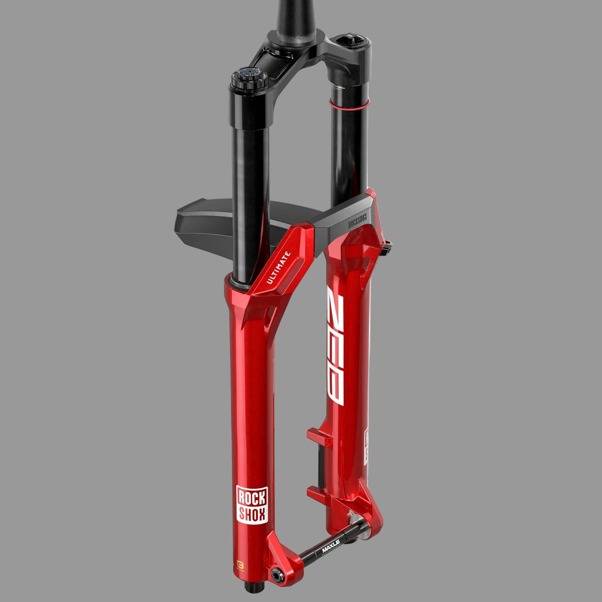 RockShox ZEB Ultimate Charger 3.2 RC2 Suspension Fork - 29" 170mm 15x110mm 44mm Offset Linear XL Air Spring Electric Red B1