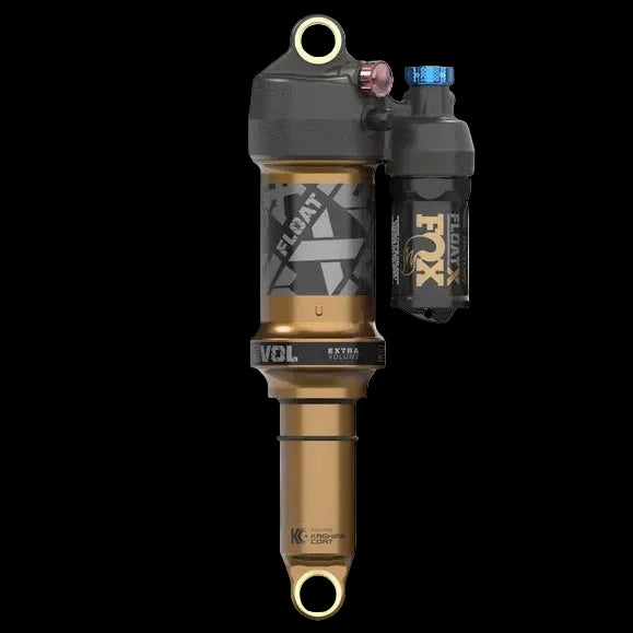 FOX FLOAT X Factory Rear Shock - Metric 210 x 55 mm 0.4 Spacerr 2-Position Lever EVOL LV Kashima Coat