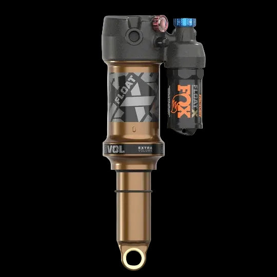 FOX FLOAT X Factory Rear Shock - Trunnion Metric 205 x 60 mm 0.2 Spacer 2-Position Lever EVOL LV Kashima Coat
