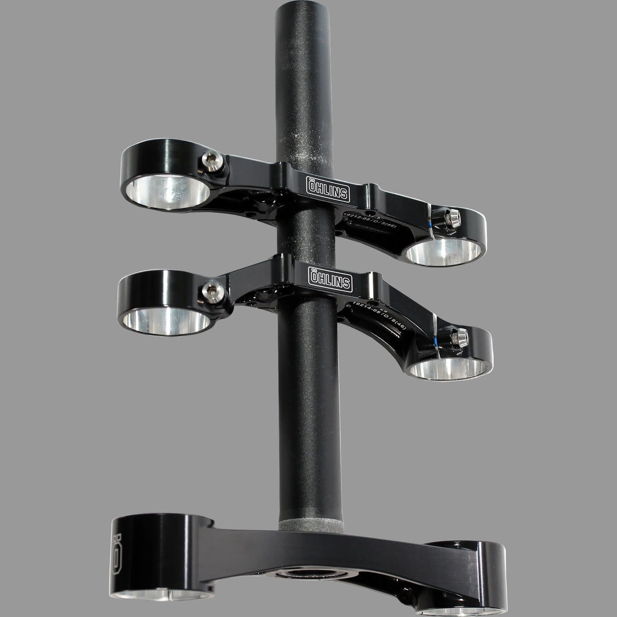 Ohlins DH38 Suspension Fork Crownset - 50mm Offset Flat Riser Upper Crowns Includes Fork Bumpers